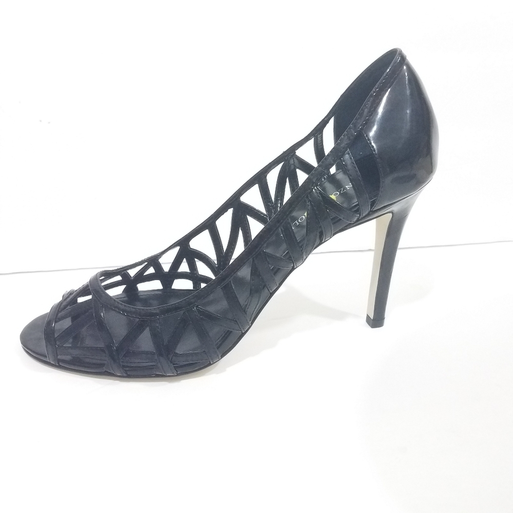 Enzo Angiolini Eamixx Faux Patent Leather 9.5 NWOT - Picture 1 of 10